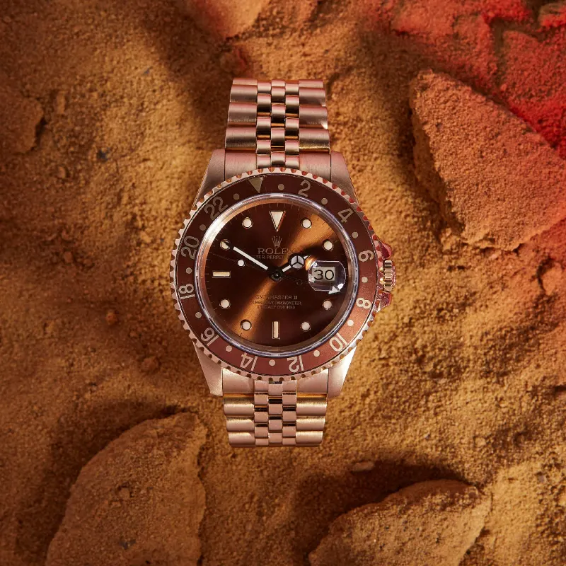 Vintage gold sports watch